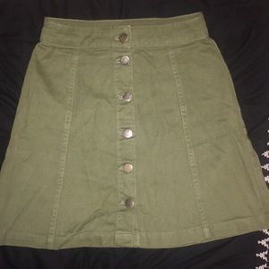 H&M skirt with buttons down the middle